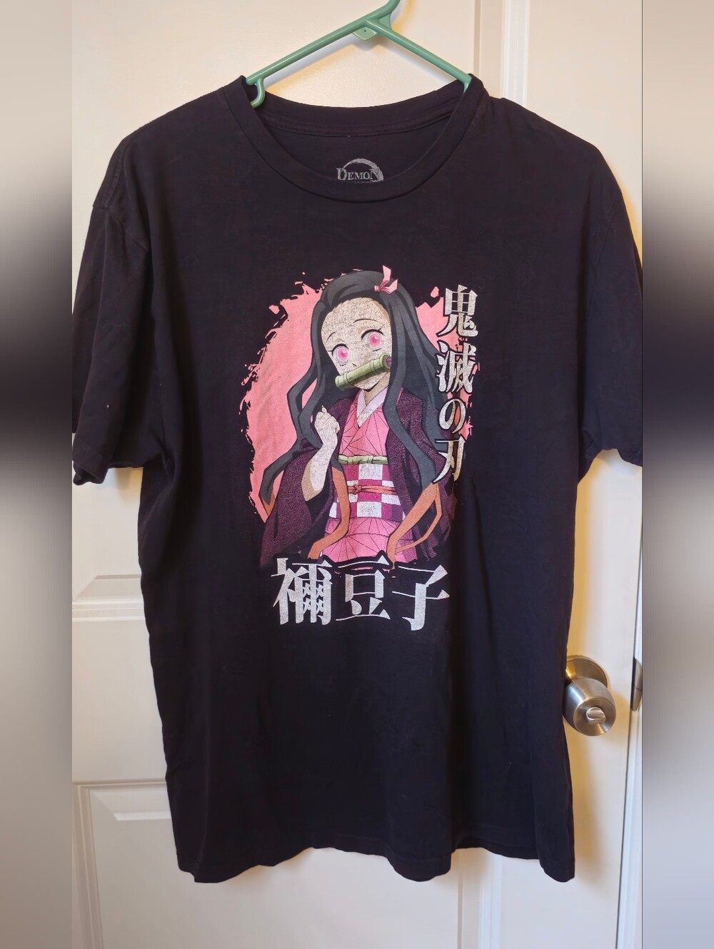 Women’s Black Nezuko Graphic Short Sleeve Tee